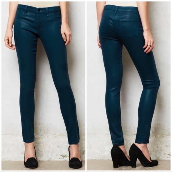 J Brand Denim - NWOT J BRAND Super Skinny Lacquer Jeans in Blue 27